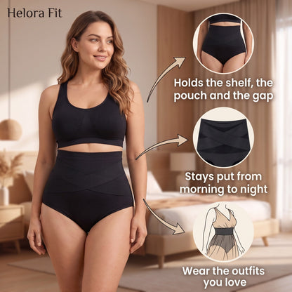 Helora Fit brief benefits: holds the shelf, stays put, wear your outfits