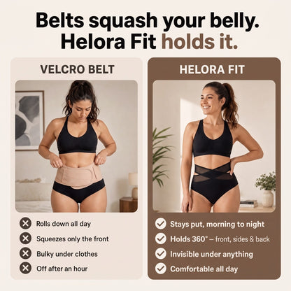 Velcro belt vs Helora Fit brief
