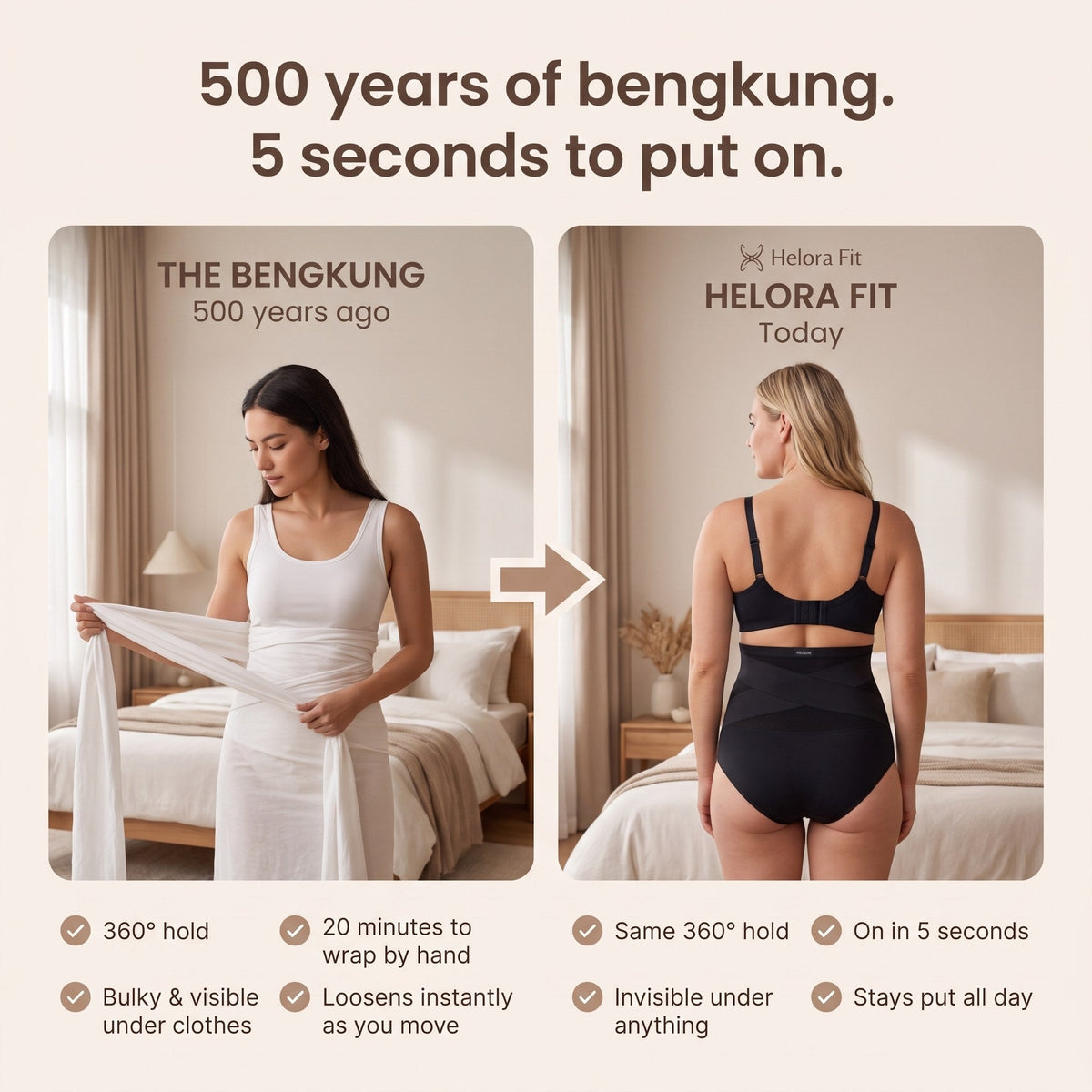 From the 500-year-old bengkung wrap to Helora Fit