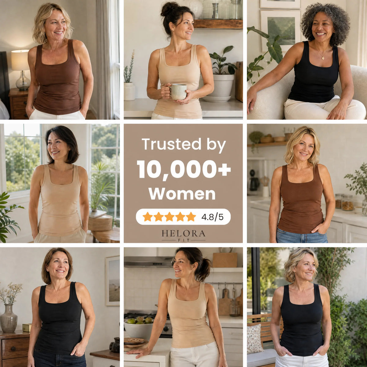 Built-In Bra Shaper Tank Helora Fit